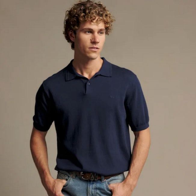 R.M. Williams Percy Cotton SS Knit Polo