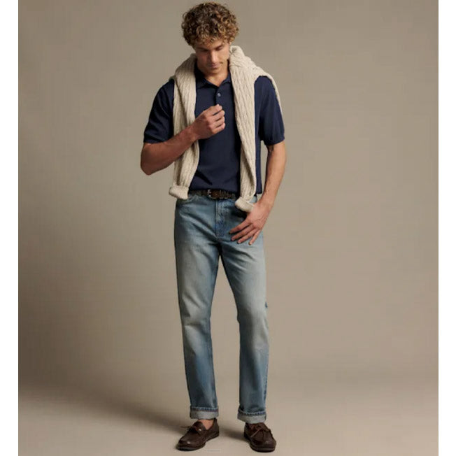R.M. Williams Percy Cotton SS Knit Polo