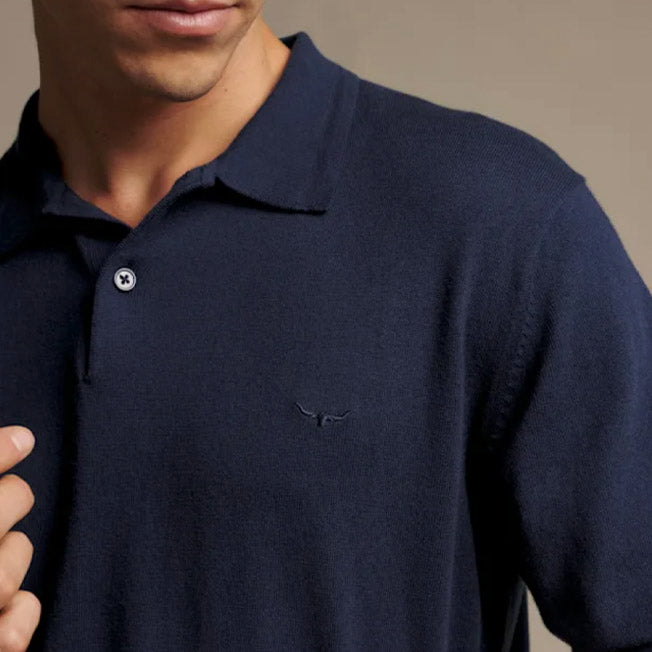 R.M. Williams Percy Cotton SS Knit Polo