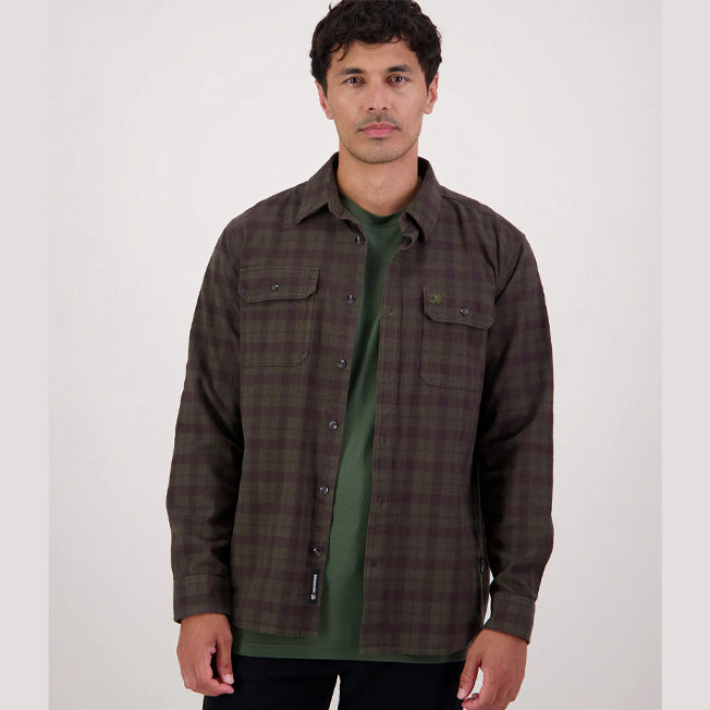 Swanndri Mens Port Road LS Shirt