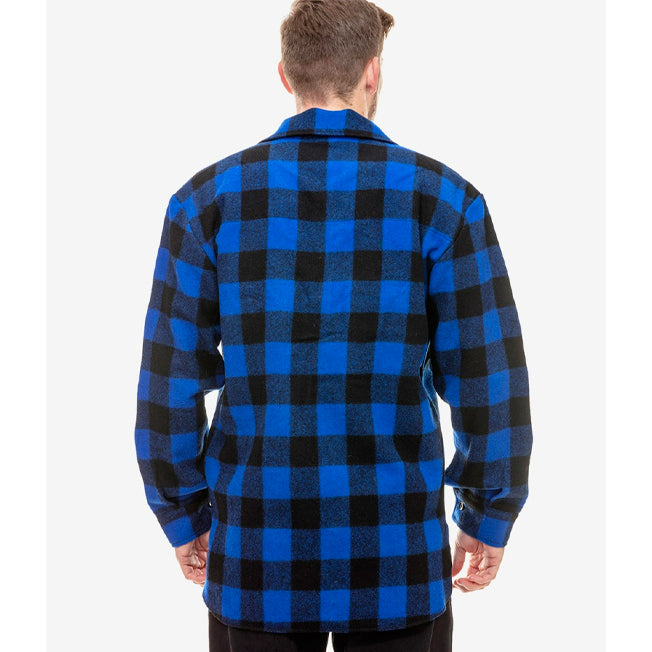 Swanndri Ranger Wool Zip Front Check Shirt