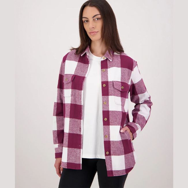 Swanndri Ladies Rapaki LS Shacket