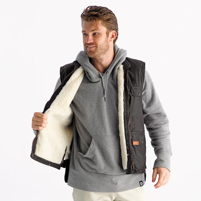 Didgeridoonas Rawson Wool Lined Oilskin Vest