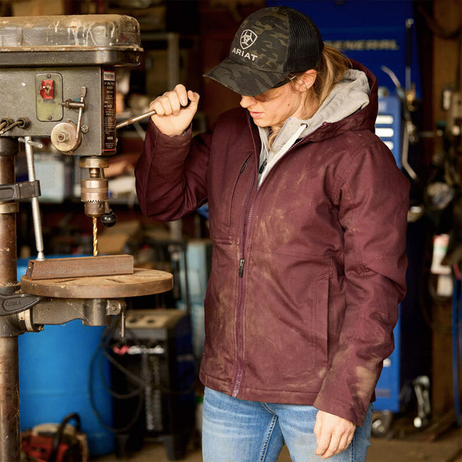 Ariat Ladies Rebar Duracanvas Insulated Jacket
