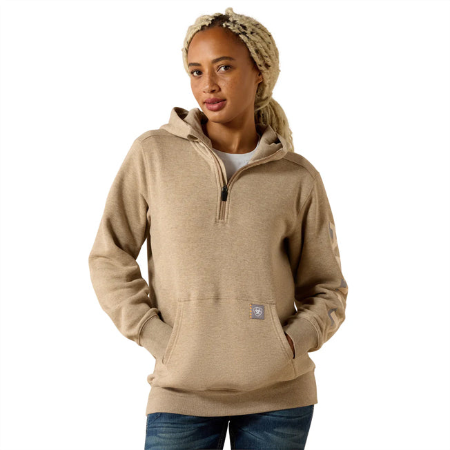 Ariat Ladies Rebar Lightweight Logo Hoodie