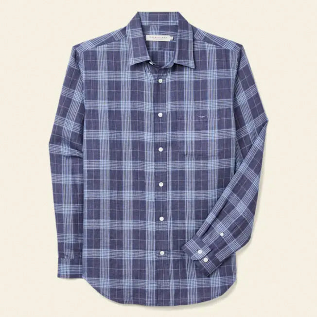 R.M. Williams Mens Robe LS Linen Regular Shirt