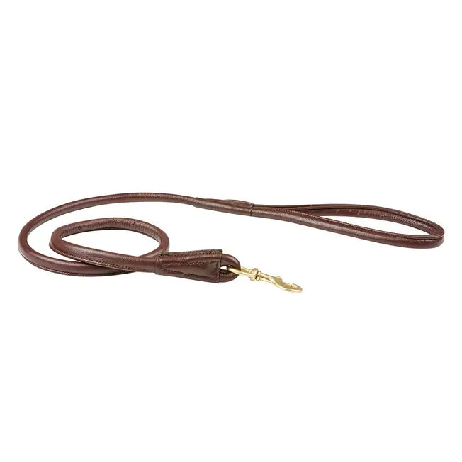 Weatherbeeta Rolled Leather Dog Lead