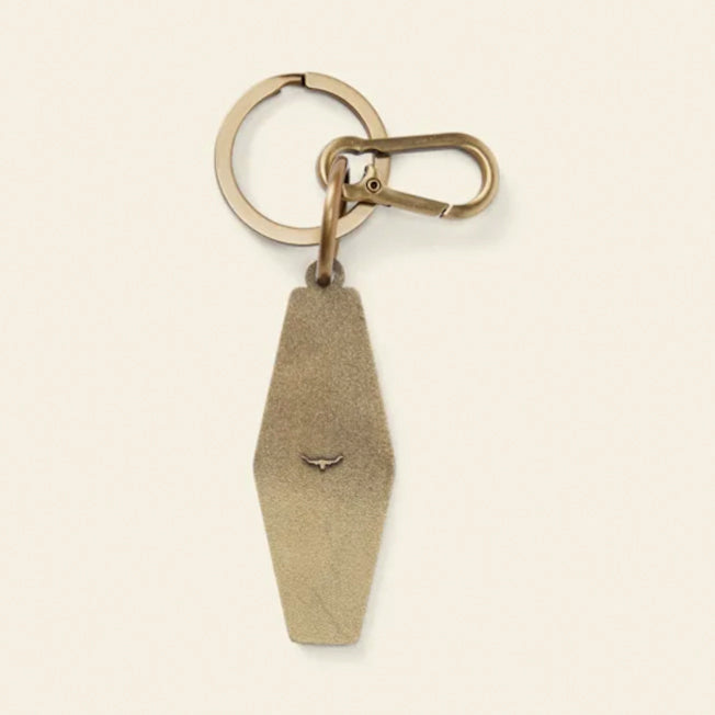R.M. Williams Rope Logo Enamel Keyring