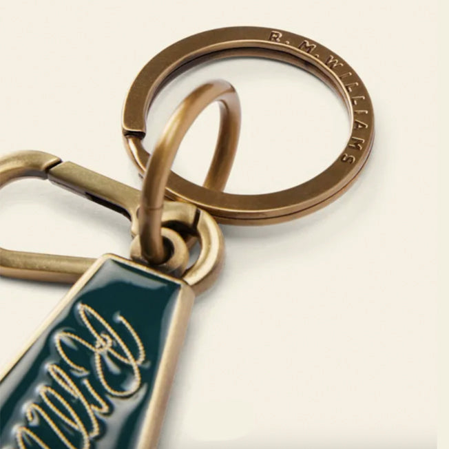 R.M. Williams Rope Logo Enamel Keyring