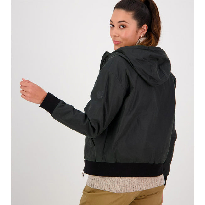 Swanndri Rosewood Oilskin Hoodie