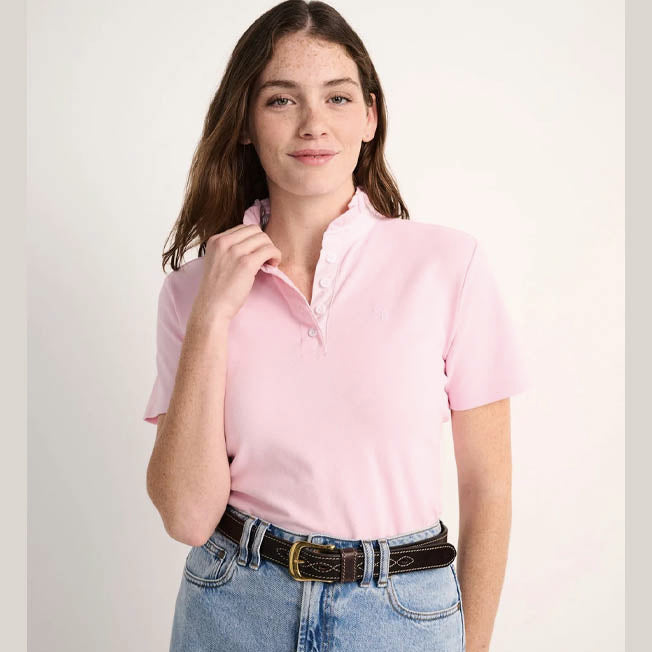 RB Sellars Ladies Ruffle Polo