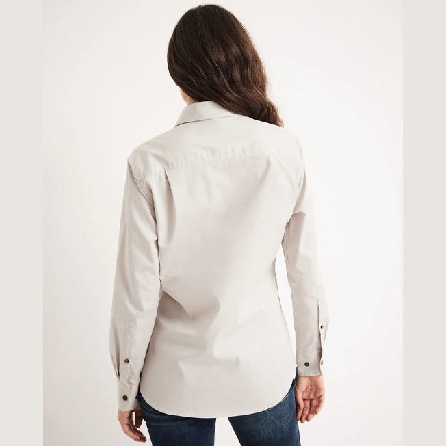 RB Sellars Ladies Sandy 1/2 Button Lightweight LS Workshirt