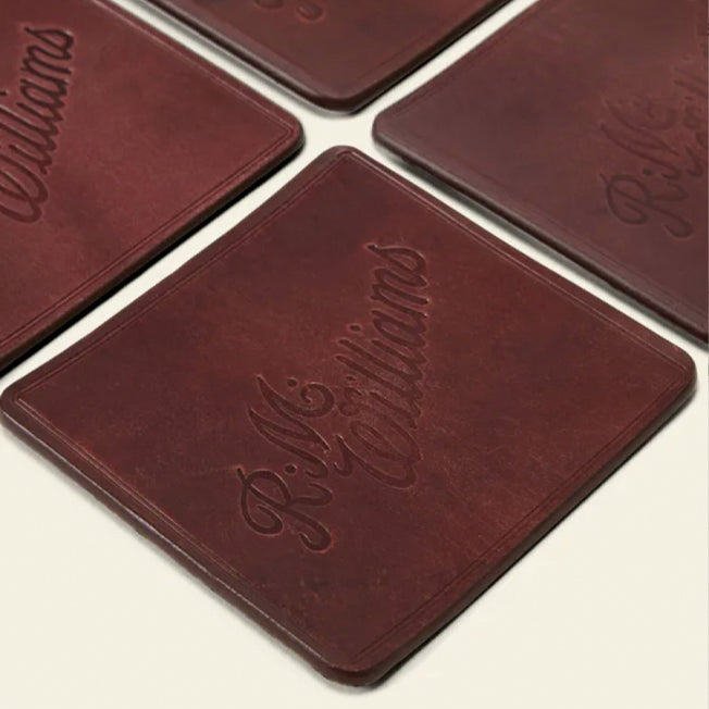 R.M.Williams Script Logo 4pc Coaster Set