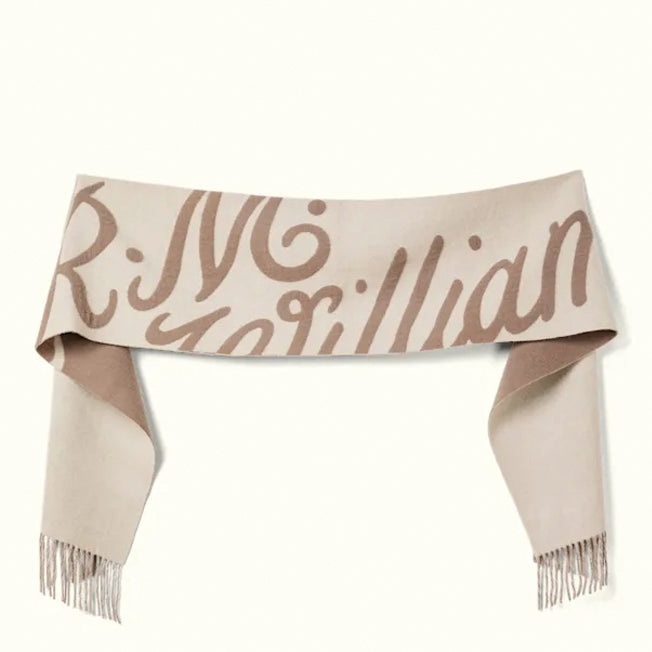 R.M. Williams Script Jacquard Scarf