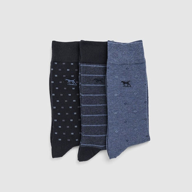 Rodd &amp; Gunn Seacliff Socks 3pk