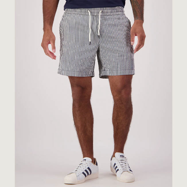 Swanndri Mens Seaview Stripe Short