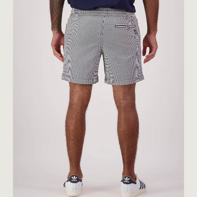 Swanndri Mens Seaview Stripe Short