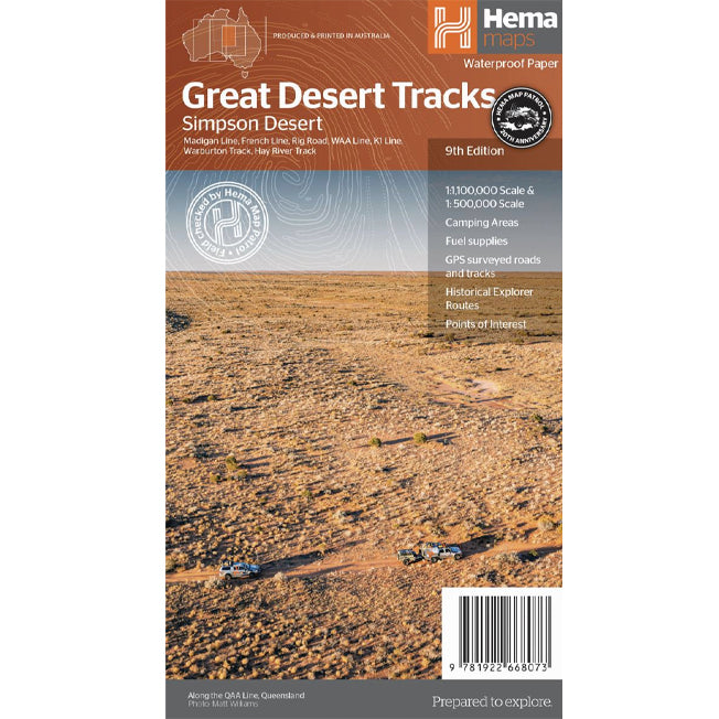 Hema Great Desert Tracks Simpson Desert