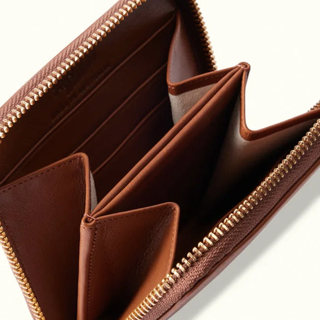 R.M. Williams Singleton Mini Zip Wallet