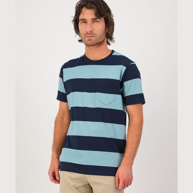 Swanndri Mens Springhill Stripe Tee