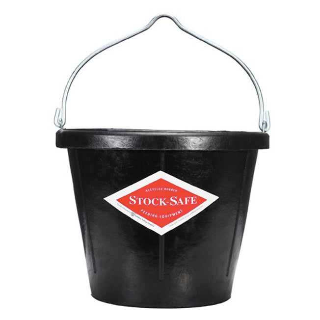 Stock Safe Rubber Flat Back Bucket