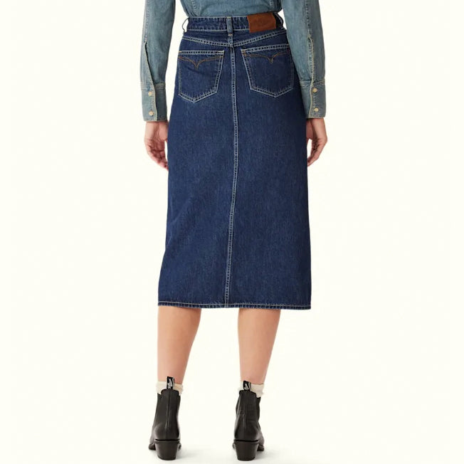 R.M. Williams Temma Denim Maxi Skirt