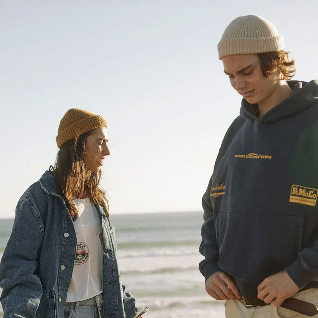 Will and Bear Toby Fisherman Merino Wool Beanie