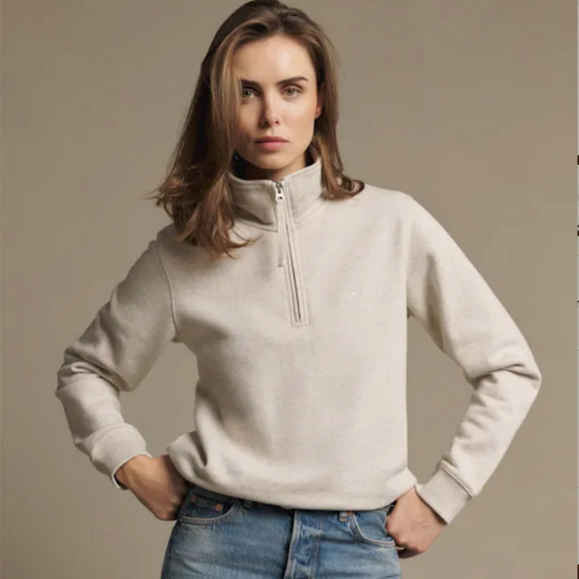 R.M. Williams Ladies Trickett Zip Neck Sweatshirt