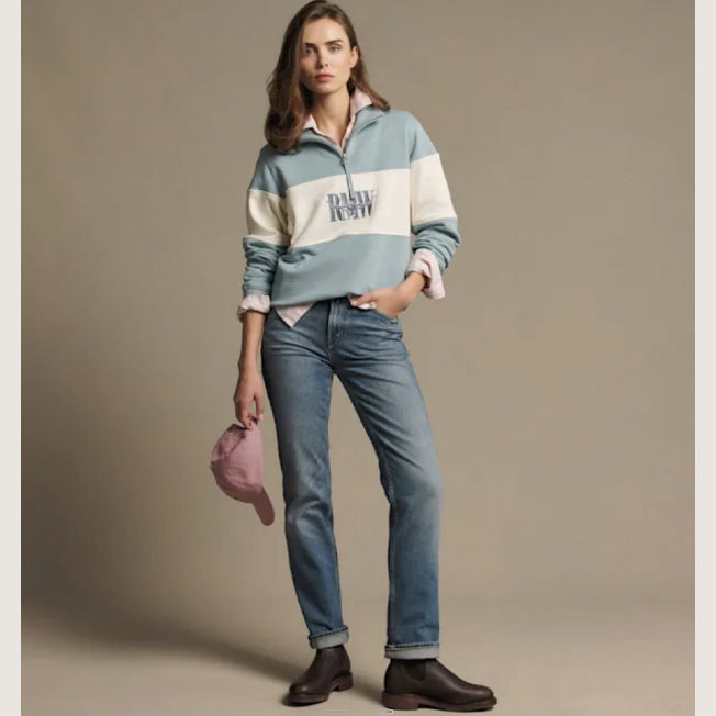 R.M. Williams Ladies Trickett Panel Sweatshirt