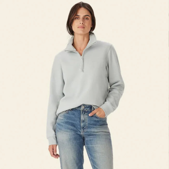 R.M. Williams Ladies Trickett Zip Neck Sweatshirt