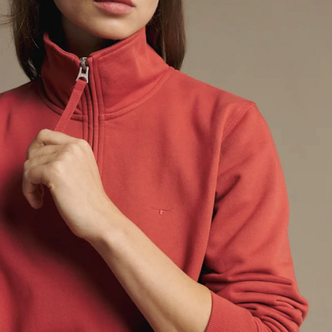 R.M. Williams Ladies Trickett Zip Neck Sweatshirt