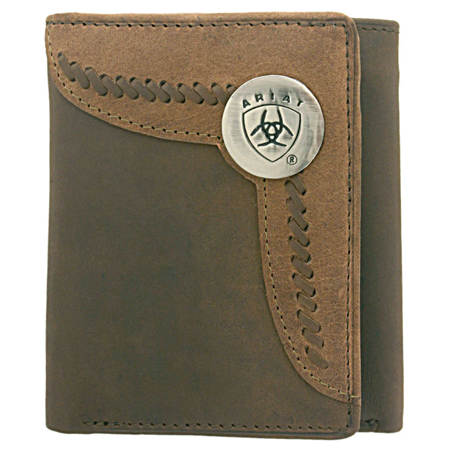 Ariat Two Tone Accent Tri-Fold Wallet
