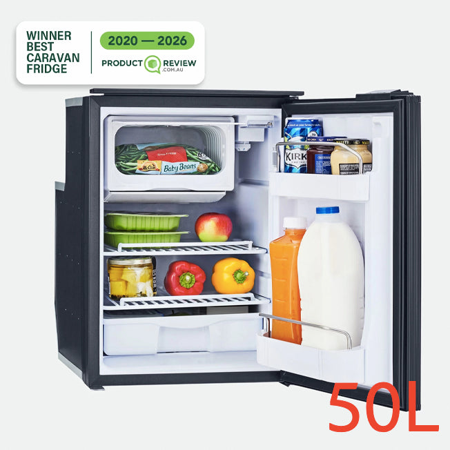 Bushman 50L Heavy Duty 12V and 24V Upright Fridge