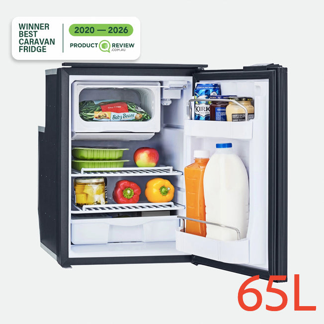 Bushman 65L Heavy Duty 12V and 24V Upright Fridge