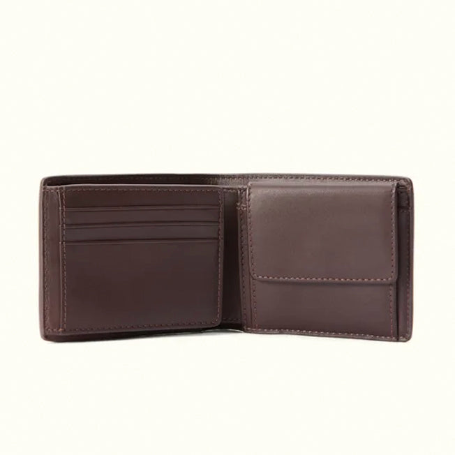 R.M. Williams Leather Bifold Wallet w/Pocket and Tab