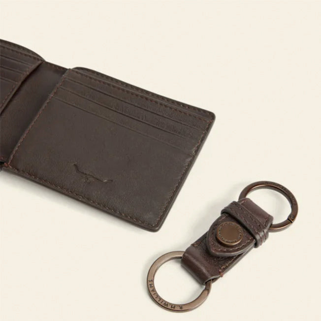 R.M. Williams Wallet and Keyring Gift Set