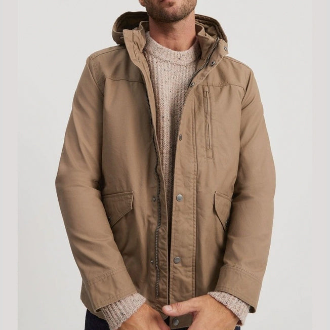 Country Road Mens Waxy Parka Jacket