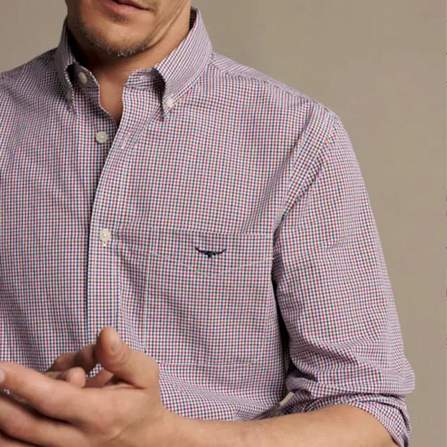 R.M. Williams Whyalla Poplin Check Shirt