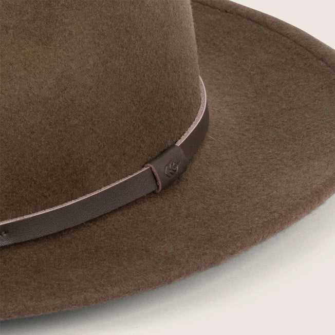 Will and Bear William Brown Crushable Travel Felt Hat