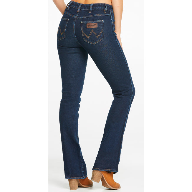 Wrangler Ladies Mid-Waist Stretch Bootcut Jean