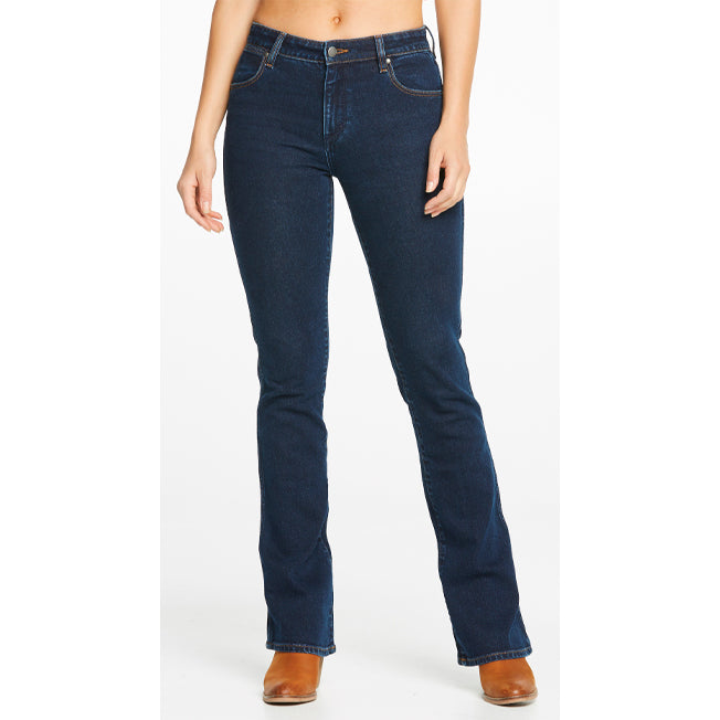 Wrangler Ladies Mid-Waist Stretch Bootcut Jean