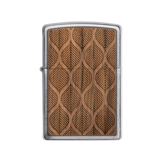 Zippo Woodchuck Walnut Leaves Lighter