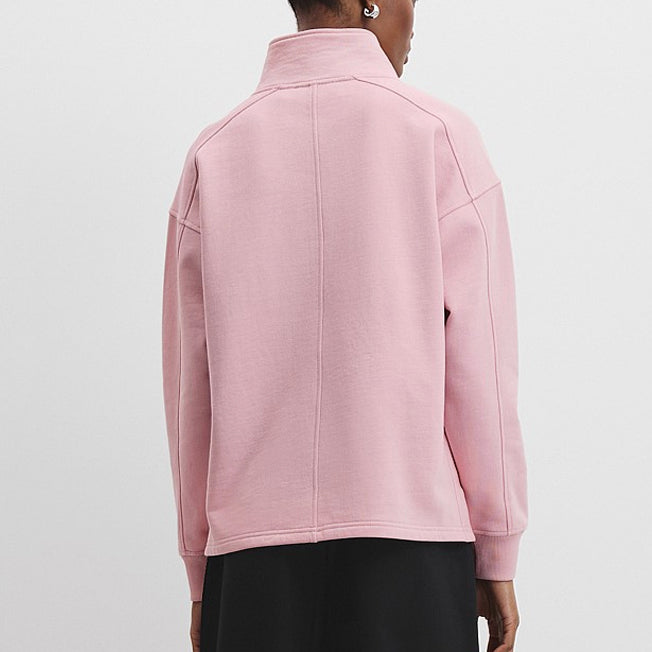 Country Road Lds Aus Cotton Zip Collar Sweat