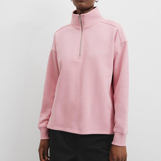 Country Road Lds Aus Cotton Zip Collar Sweat