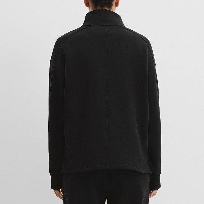 Country Road Lds Aus Cotton Zip Collar Sweat