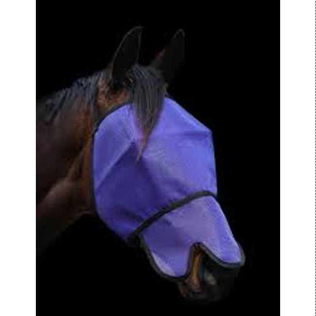 FlyVeils By Design Budget Fly Mask w/Ext Nose Cover 70 Blockout