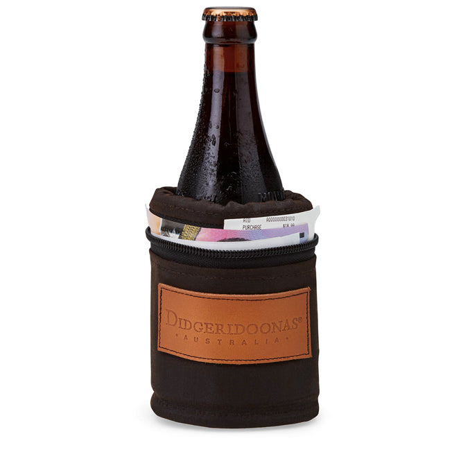 Didgeridoonas Australian Stubbie Wallet W/Zip Oilskin