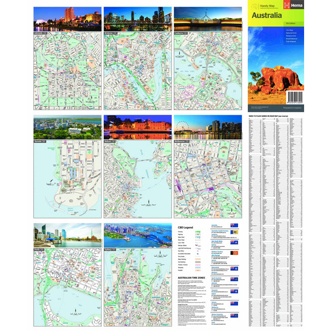 Hema Australia Handy Map