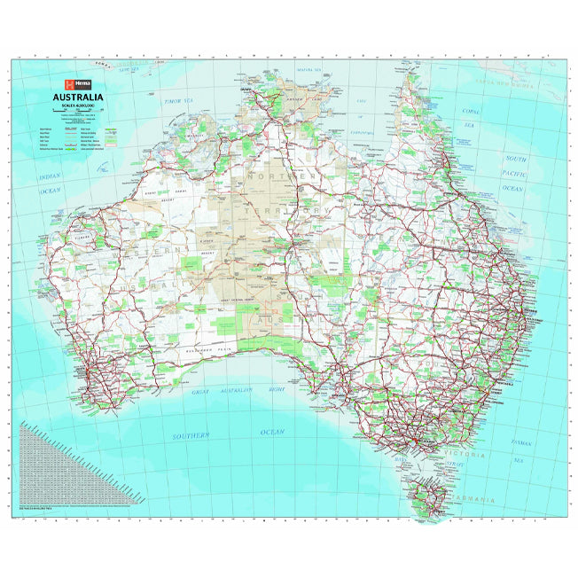 Hema Australia Handy Map
