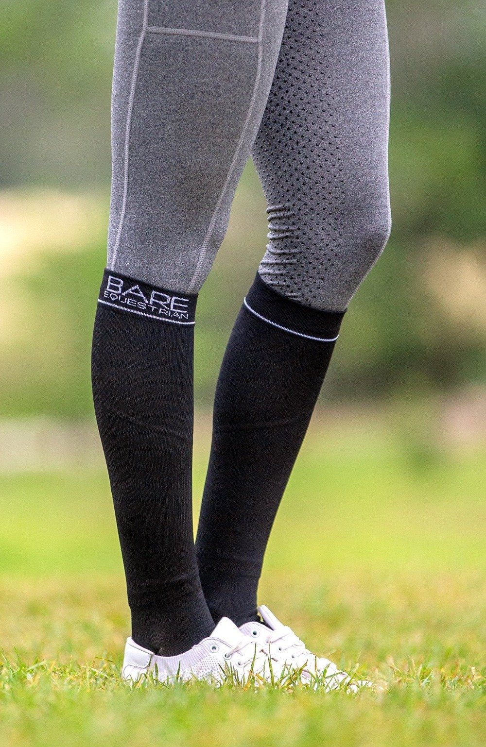 Bare Equestrian Logo Compression Socks